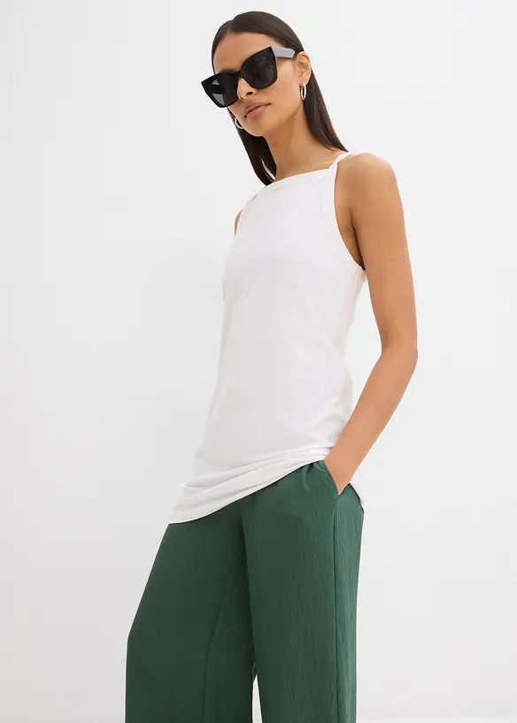 Top van een elastische katoenmix, bonprix