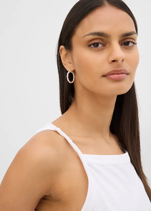 Top van een elastische katoenmix, bonprix