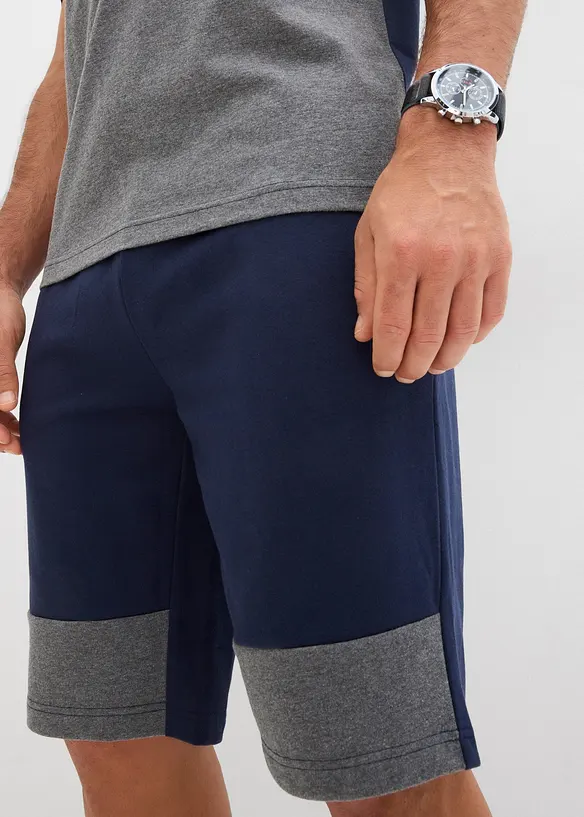 T-shirt en sweat bermuda (2-dlg. set), bonprix