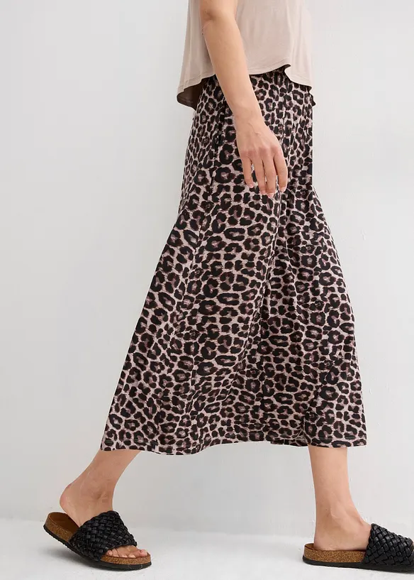 Maxi shirtjurk in layerlook van viscose, bonprix
