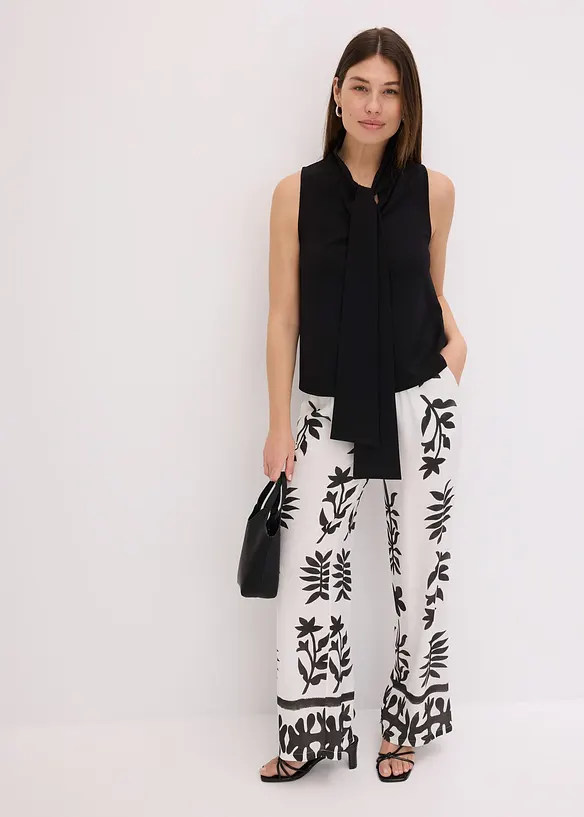 Top met strikkraag, bonprix