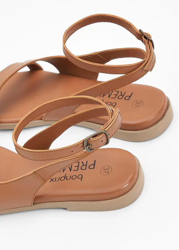 Leren sandalen, bonprix