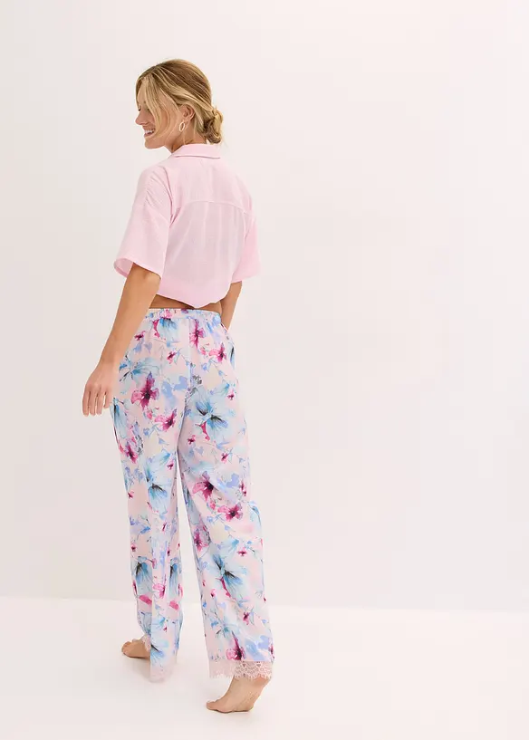 Pyjamabroek van glanzend satijn, bonprix