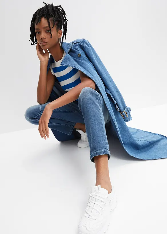 Boyfriend stretch jeans low waist, bonprix