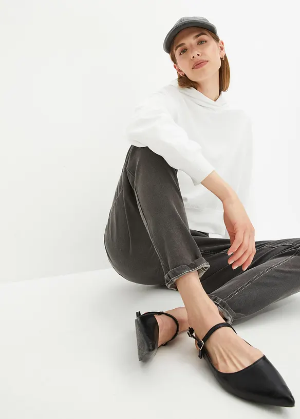 Mom stretch jeans met high waist, bonprix