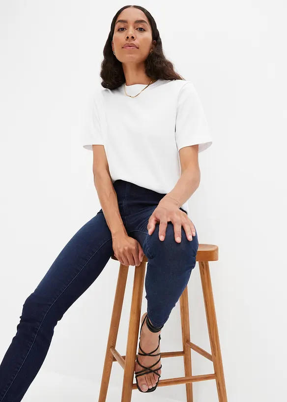 Skinny stretch jeans met high waist, bonprix