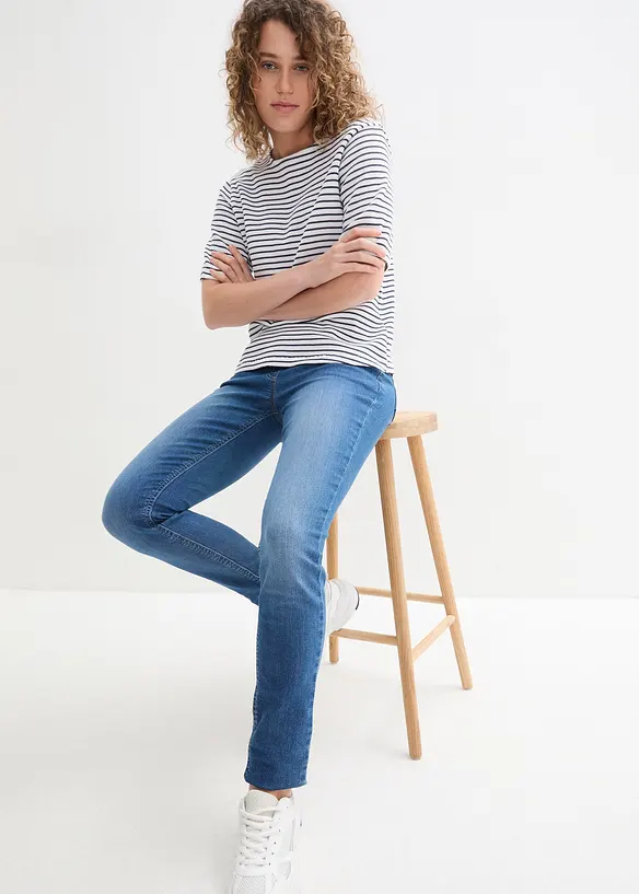 Jegging mid waist met comfortband, bonprix