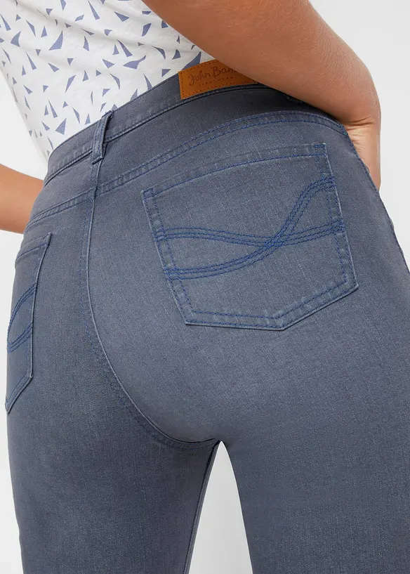 Stretch capri jeans, bonprix