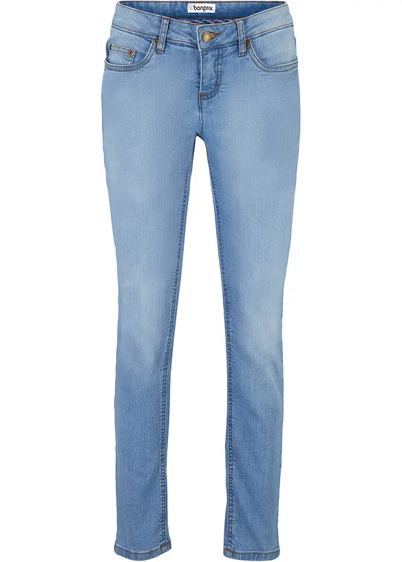 Skinny stretch jeans mid waist, bonprix