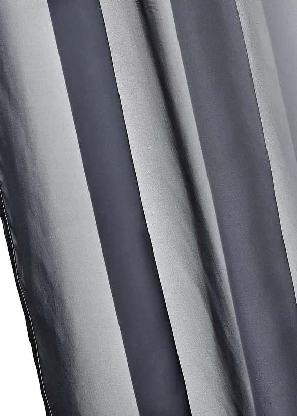 Gordijnen met gerecycled polyester en kleurverloop (set van 2), bonprix