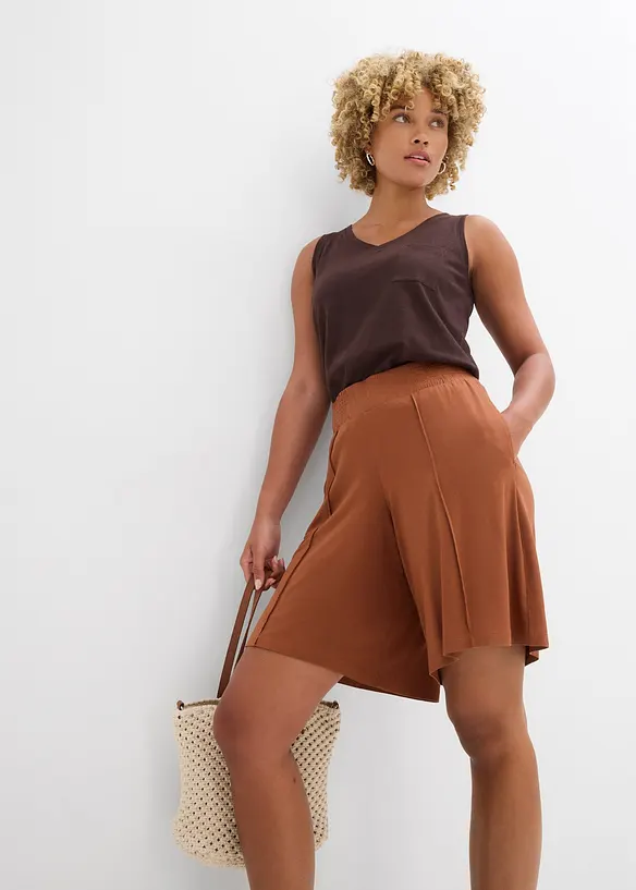 Jersey bermuda met comfortband, bonprix