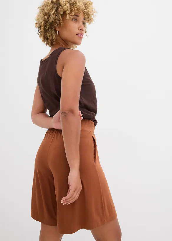 Jersey bermuda met comfortband, bonprix