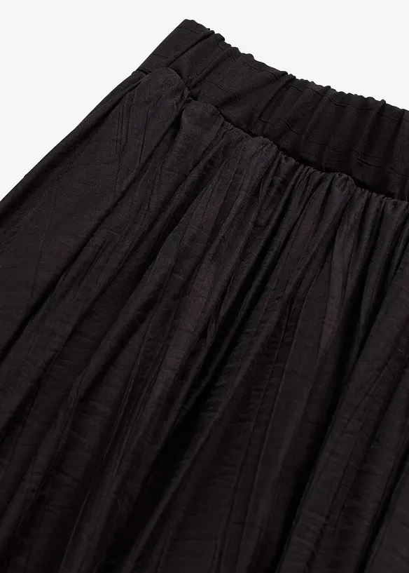 Maxirok van gestructureerde crinkle, bonprix