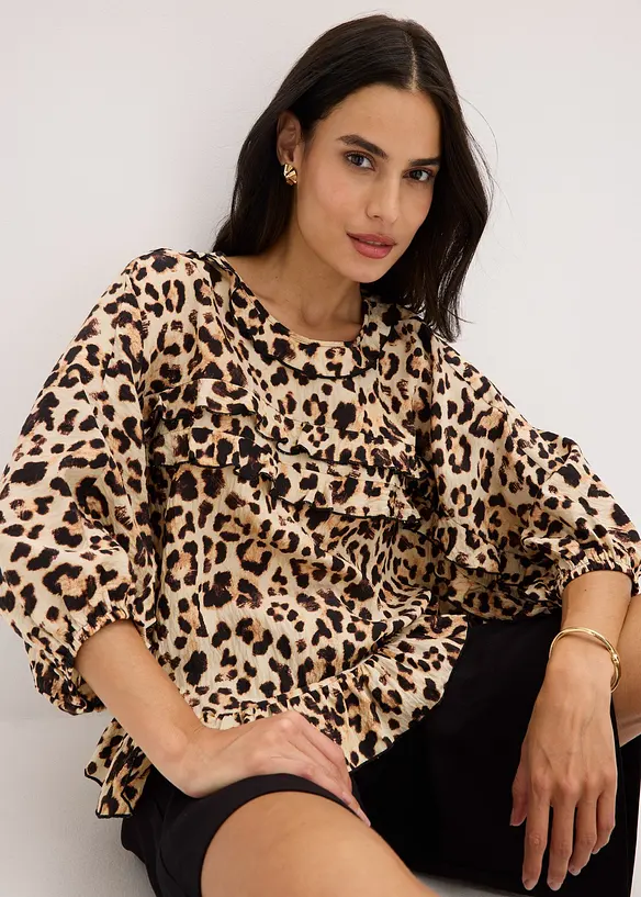 Blouse van een fijne viscosemix, bonprix