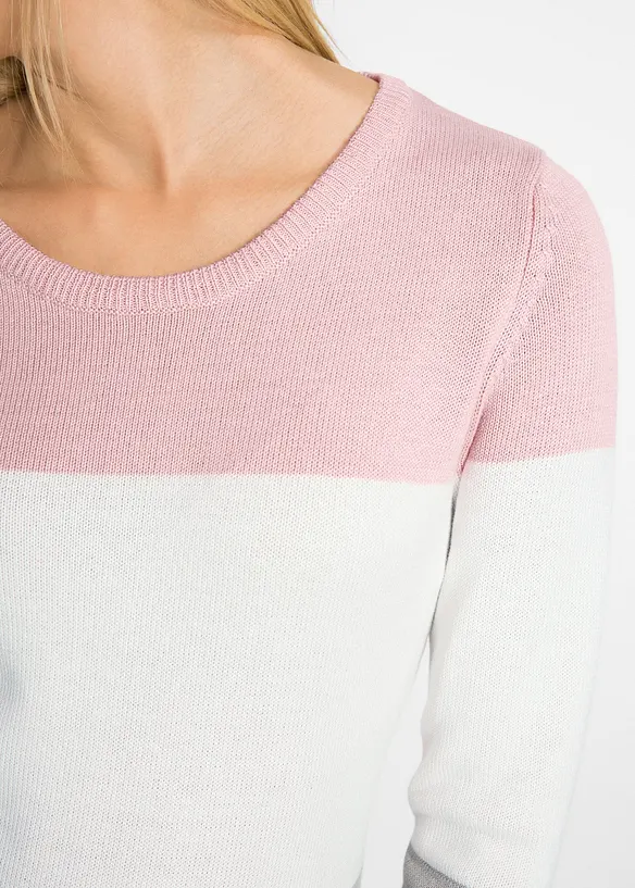 Trui met colourblockings, bonprix