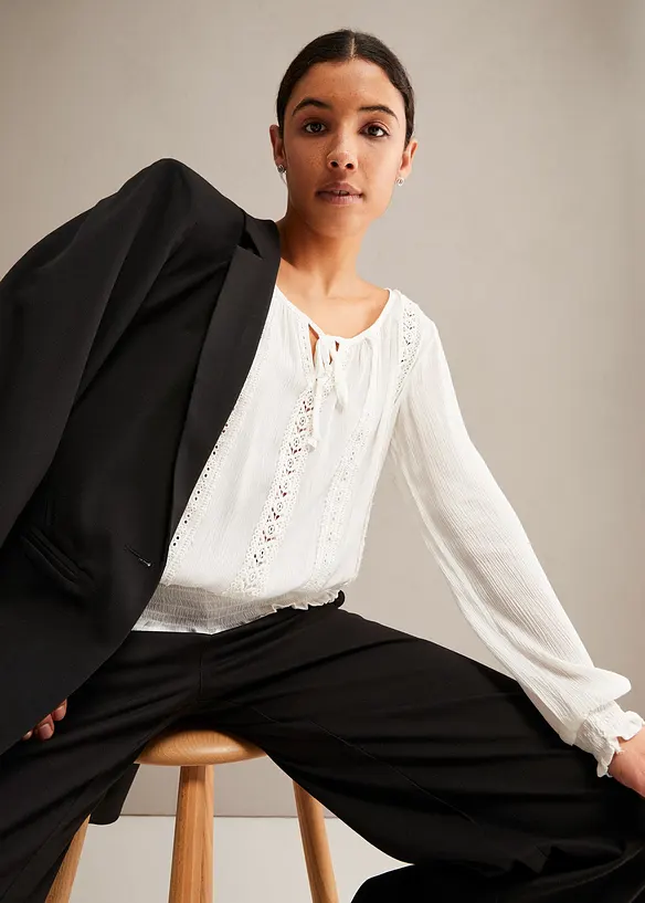 Blouse van zachte viscose, bonprix