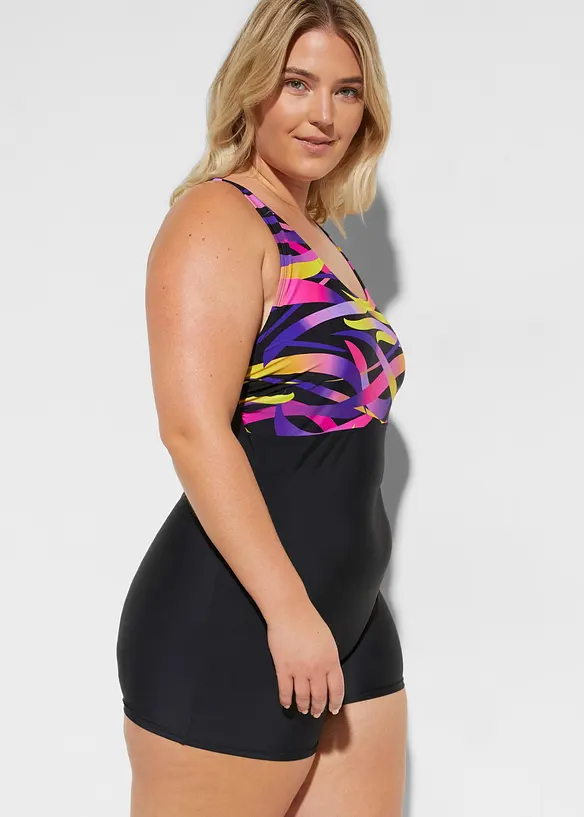 Sportief sneldrogend badpak met pijpjes, bonprix