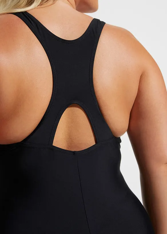 Sportief sneldrogend badpak met pijpjes, bonprix