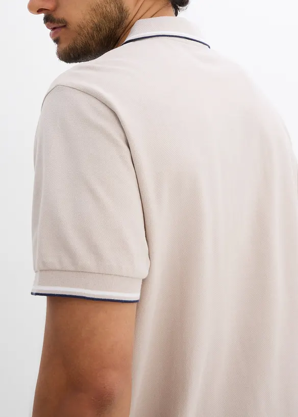 Piqué poloshirt van biologisch katoen, bonprix