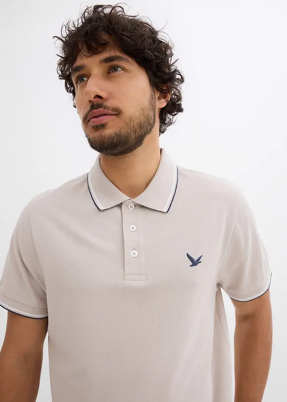 Piqué poloshirt van biologisch katoen, bonprix