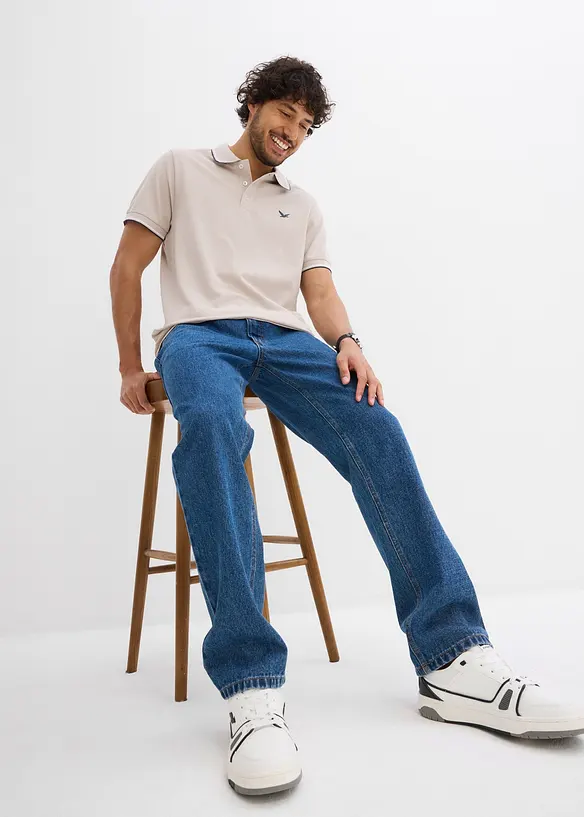 Piqué poloshirt van biologisch katoen, bonprix