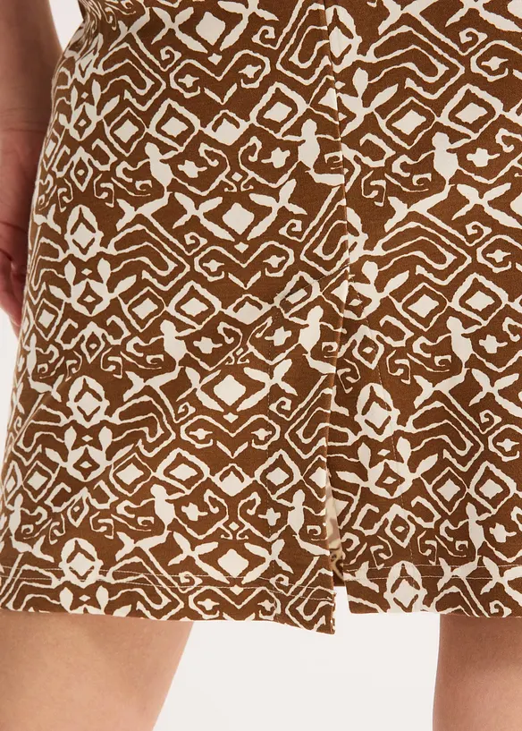 Longshirt met metallic print in een viscosemix, bonprix
