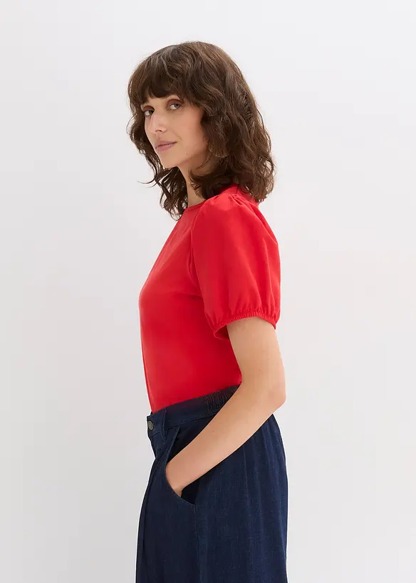 Jersey shirt met biologisch katoen, bonprix