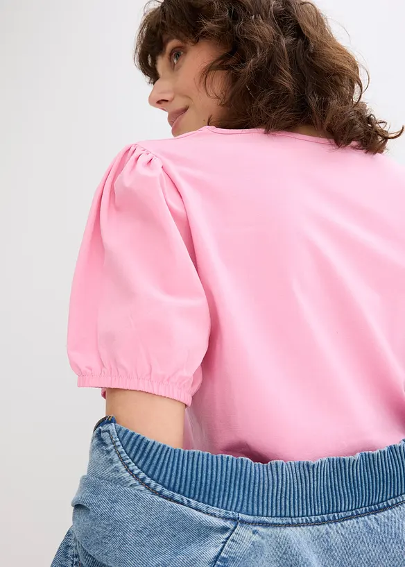 Jersey shirt met biologisch katoen, bonprix