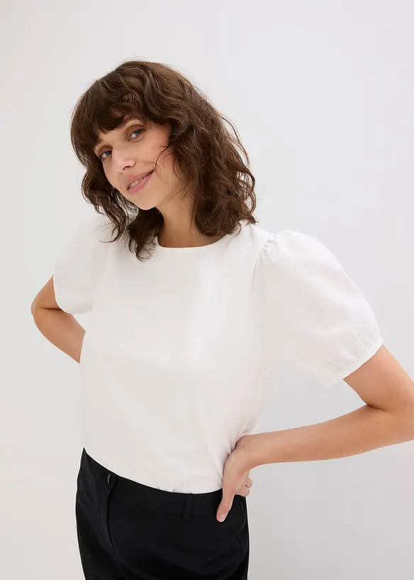 Jersey shirt met biologisch katoen, bonprix