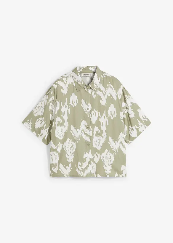 Viscose blouse met korte mouwen, bonprix