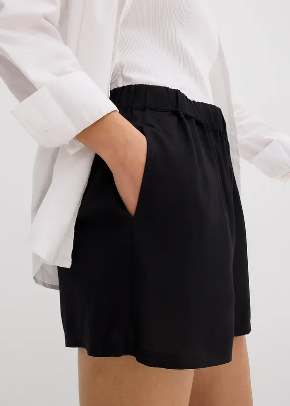 Short van viscose met comfy band, bonprix