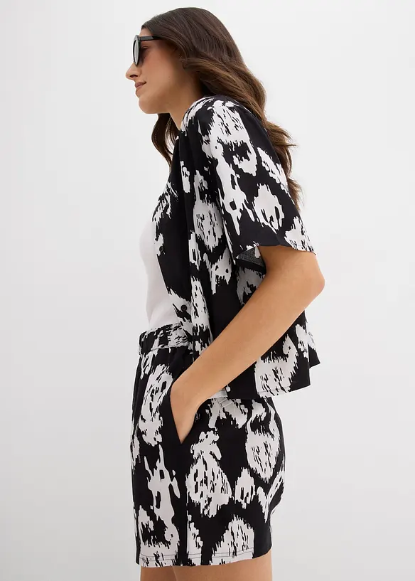 Short van viscose met comfy band, bonprix