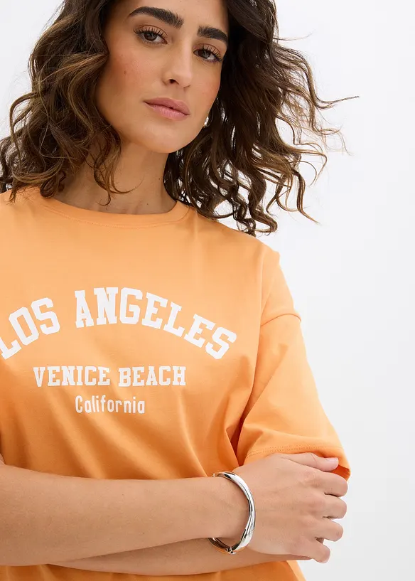 Oversized shirt van biologisch katoen, bonprix