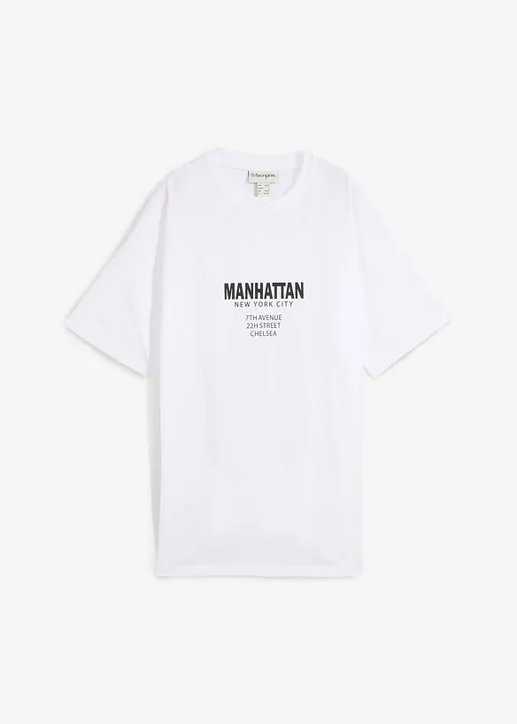 Oversized shirt van puur biologisch katoen, bonprix