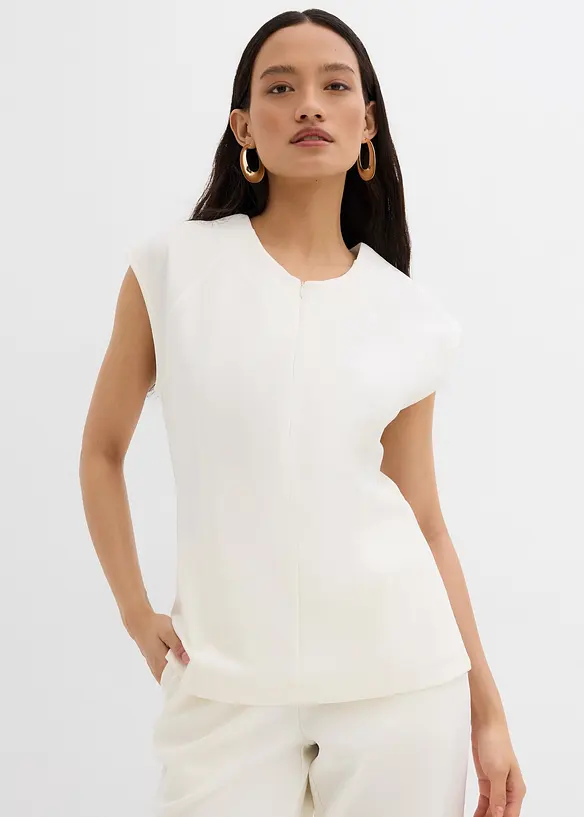 Piqué top, bonprix