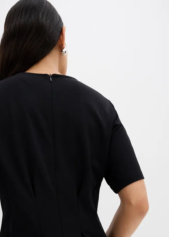 Getailleerd shirt in comfortabele Punto di Roma, bonprix