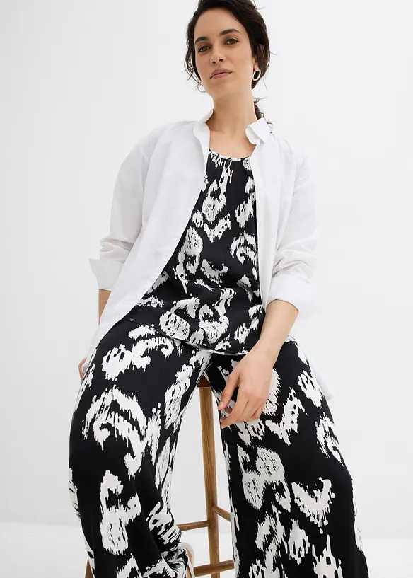 Jersey broek in een viscose-mix, bonprix
