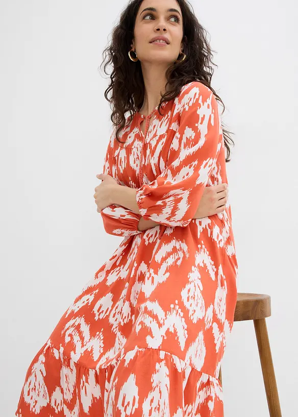 Tuniekjurk van pure viscose, bonprix