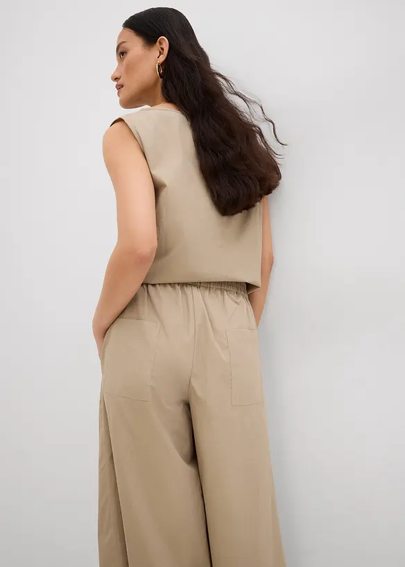 Wijde culotte van puur katoen, bonprix