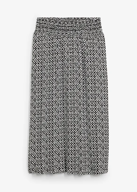 Maxirok van viscose crinkle, bonprix