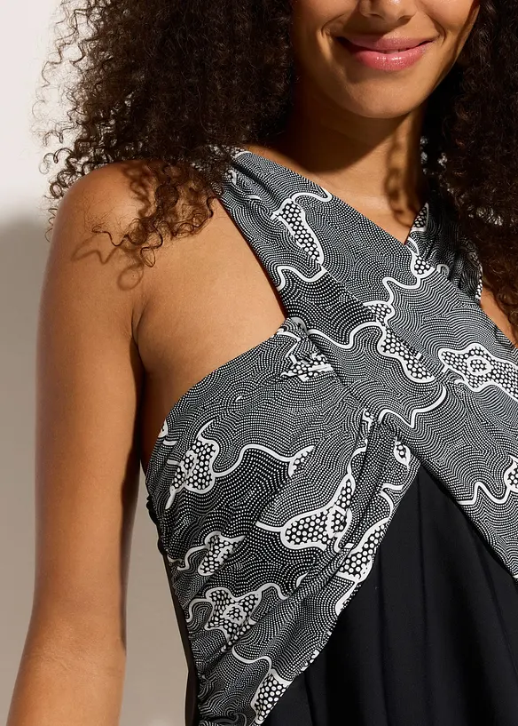Badpakjurk in wikkellook, bonprix