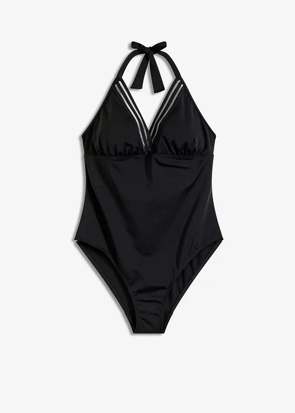 Halter badpak met een diep decolleté, bonprix