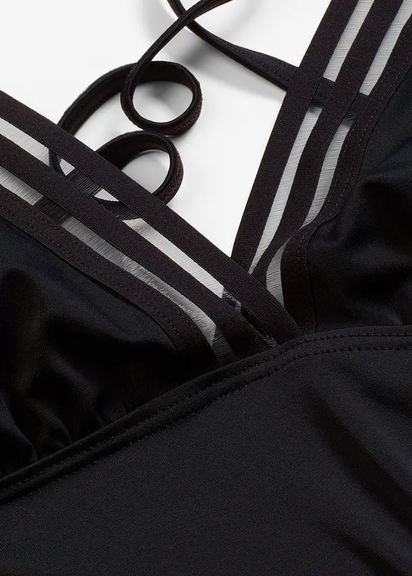 Halter badpak met een diep decolleté, bonprix