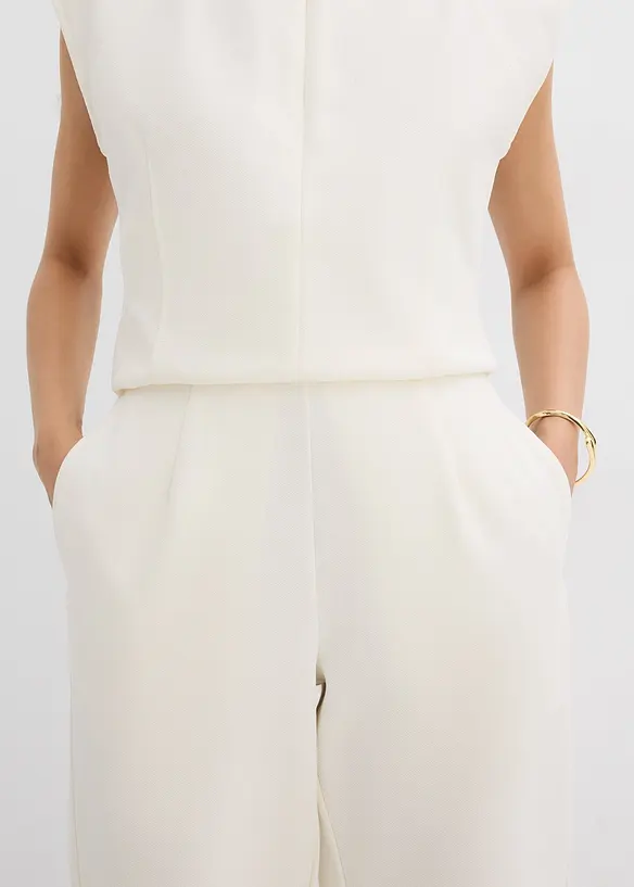Capri broek van piqué, bonprix