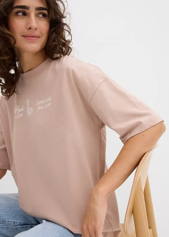 Longshirt van biologisch katoen, bonprix