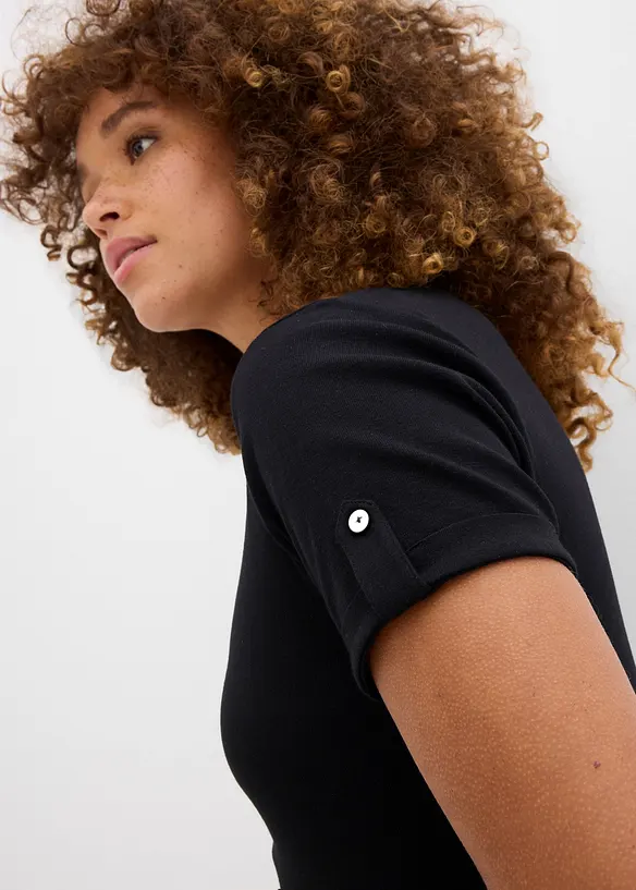 Henley shirt van puur biologisch katoen, bonprix