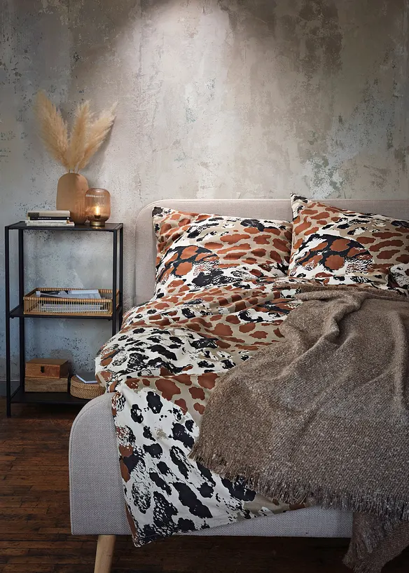 Dekbedovertrek met dierenprint, bonprix