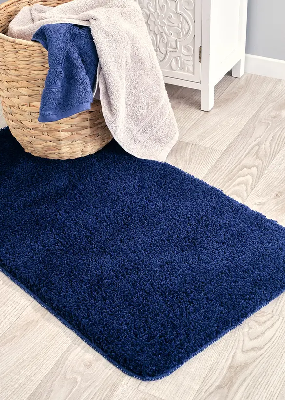 Getufte uni badmat met hoge pool, bonprix