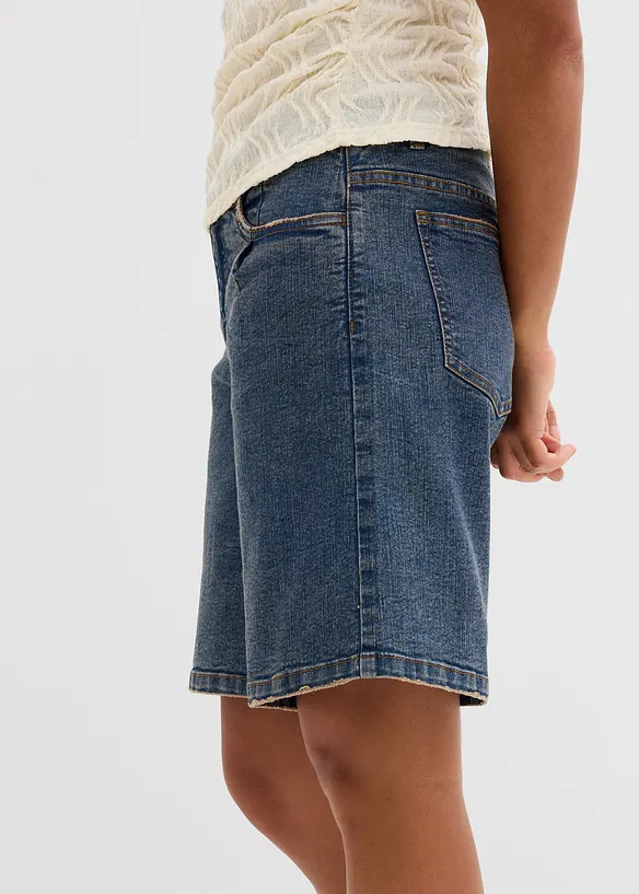 Jeans bermuda, mid waist, bonprix