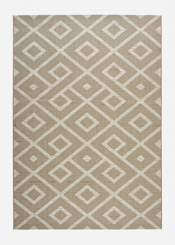 Binnen- en buitenkleed met grafisch patroon, bonprix